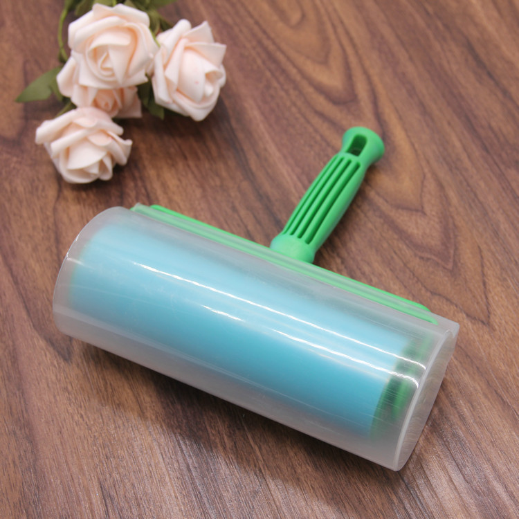 可撕式无尘车间专用粘尘滚筒 可水洗可撕式粘尘纸滚刷吸粘毛器