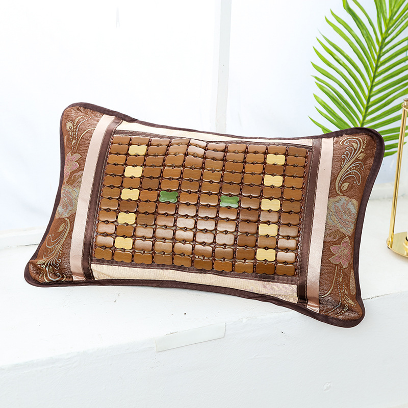 淘宝新款麻将枕 茶叶枕夏天凉席枕头单人成人竹枕头厂家定制批发