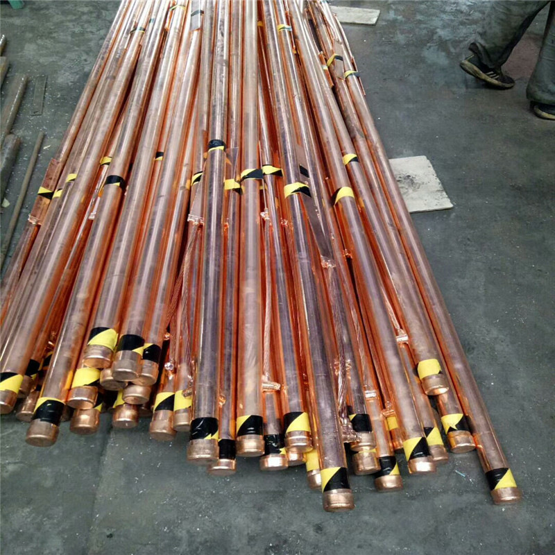 现货离子接地极定做加工接地引出装置铜包钢接地棒