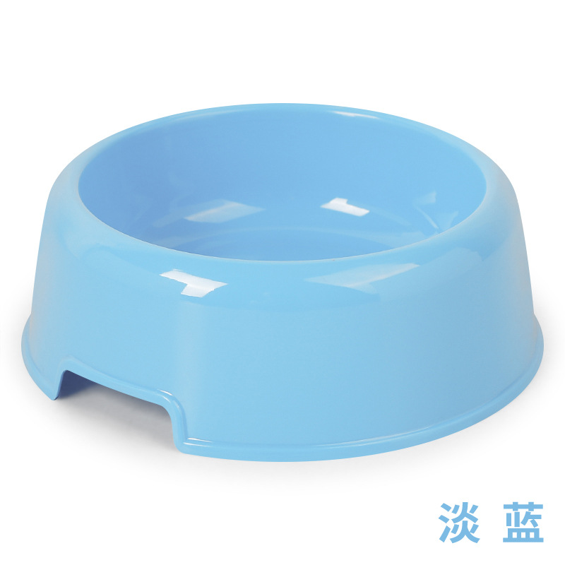 Pet Food Bowl Wholesale Puppy Kittens Candy Color Dog Feeder Plastic Dog Basin Dog Bowl Pet Dog Single Bowl Cat Bowl