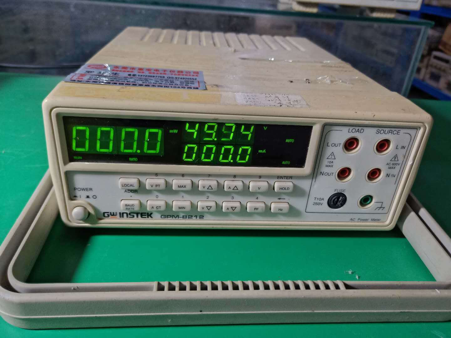 台湾固纬gpm-8212 交流数字功率计电量测试仪 二手功率计