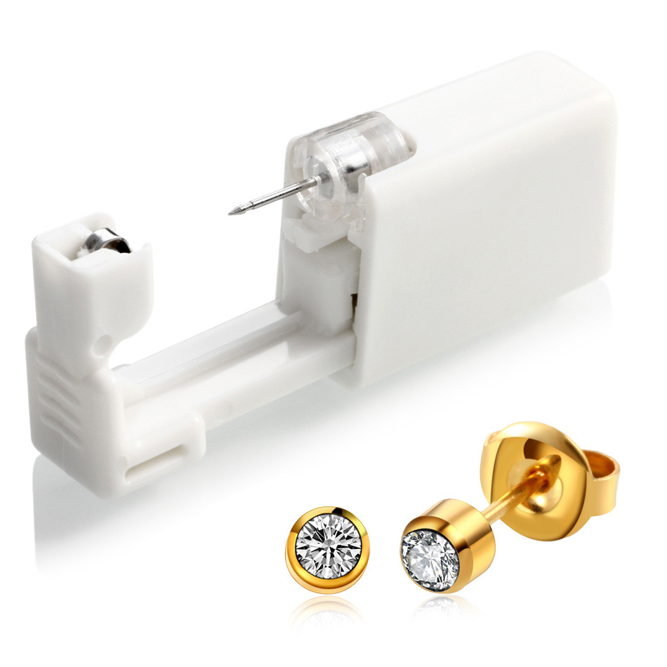 穿耳洞工具316一次性打耳洞神器真空包装穿耳器打耳洞耳钉枪现货