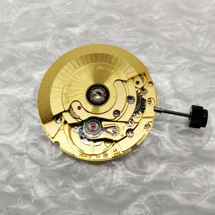 全新原装瑞士2824-2 正品全自动机械机芯v8 2824金色机 手表配件