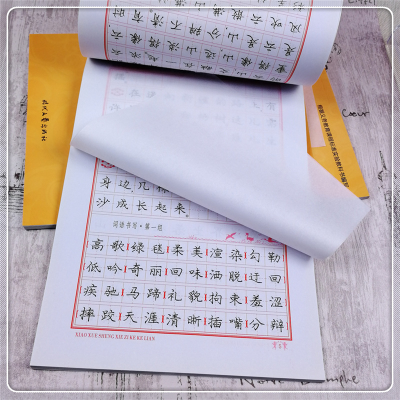 庞中华字帖 小学生写字课课练人教版5五年级下册钢笔铅笔练字帖