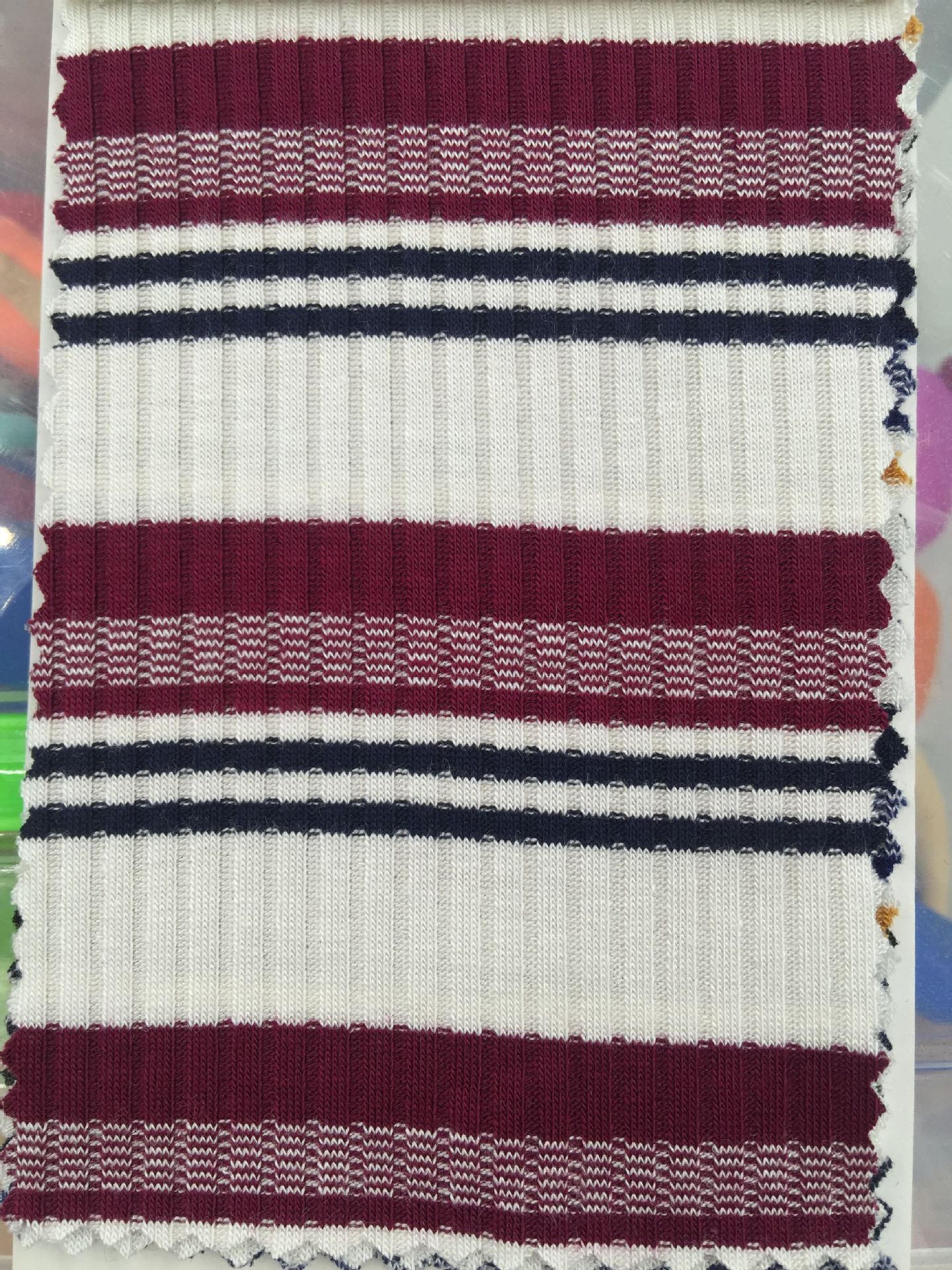 春夏t恤针织面料 4*2纯棉罗纹布料