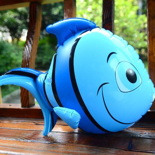 工厂订做充气小丑鱼 儿童玩具 充气玩具 pvc充气小鱼海洋动物