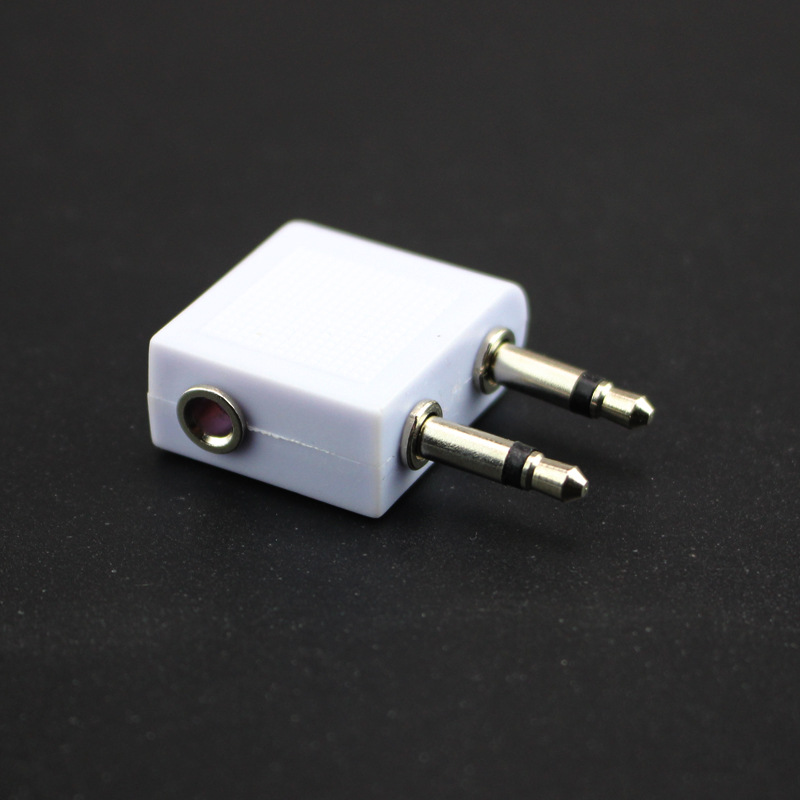 航空耳机转换插头 3.5mm飞机耳机音频接头