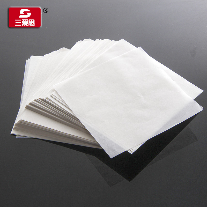 三爱思称量纸 硫酸纸 75 100 150mm正方形实验药品称量 每包500张