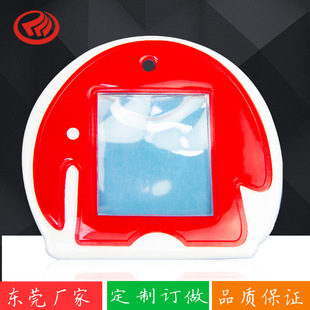 厂家批发pvc半圆形防水小巧银行卡套卡包 钥匙位卡套 相片位卡套