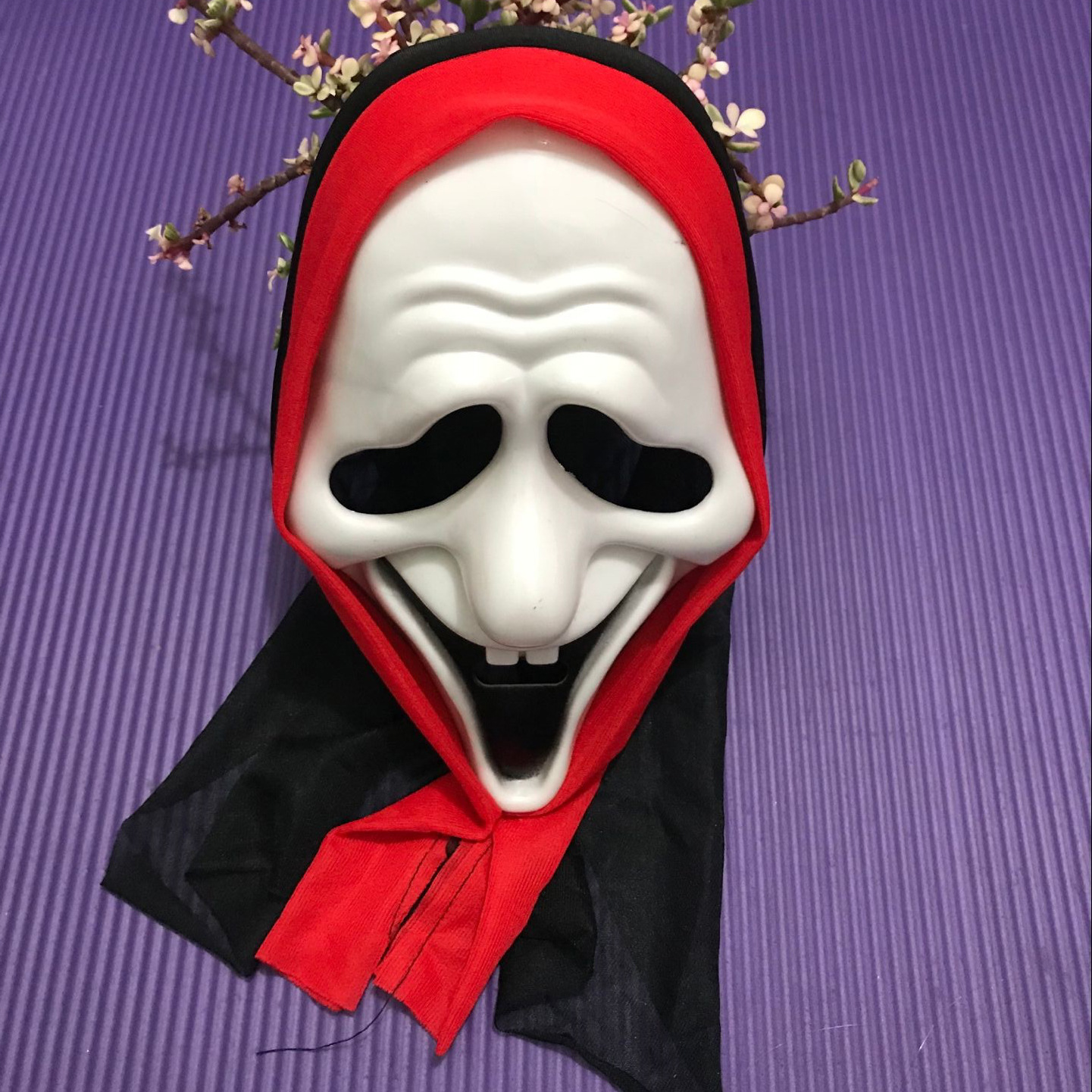 跨境爆款恐怖鬼死神来了面具万圣节骷髅鬼节鬼脸派对面具新款批发