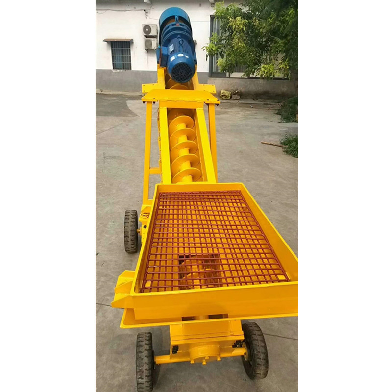 管式螺旋混凝土沙石垂直输送机混凝土螺旋上料机卡博恩现货价格优