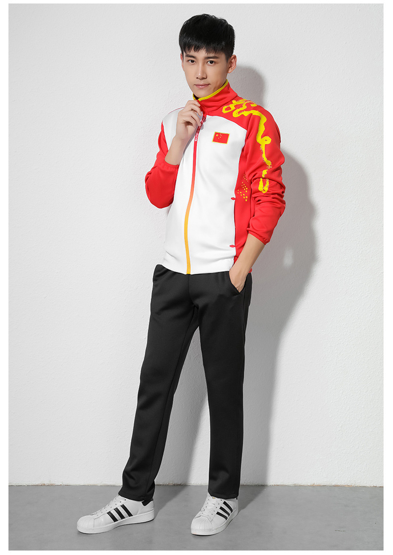 运动员出场服国家队运动服套装秋男女体育生中国队服龙服学生班服