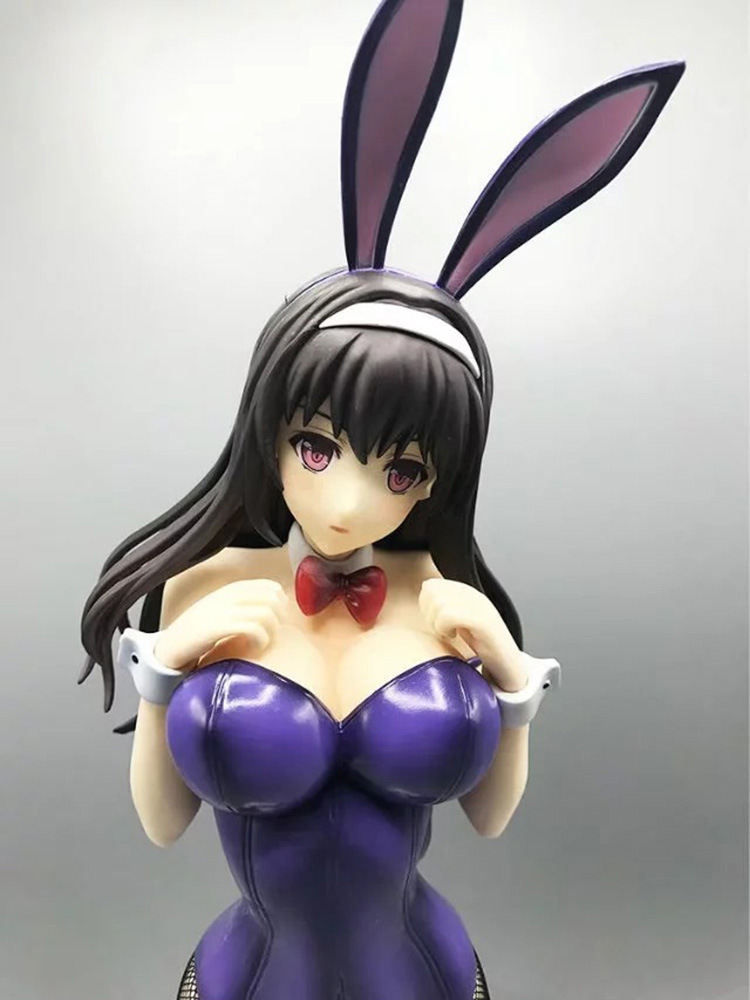 岁玩具_女主养成方法 霞之丘诗羽学姐兔女郎ver. 1/4手办 - 阿里巴巴