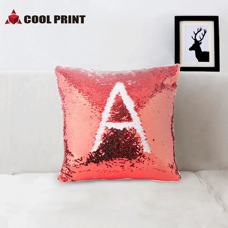 Thermal Transfer Sequin Pillow Magic Pillow Cover Double-Sided Printing Pillow Cover Personality Pillow Cover Cushion Cover