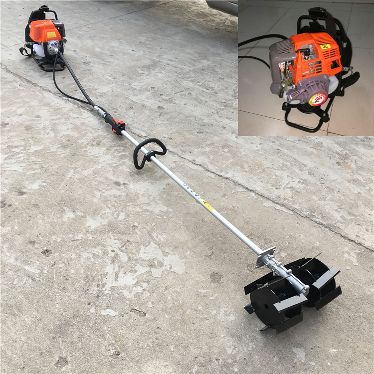 山区用轻便背负式割灌机 多功能除草松土机