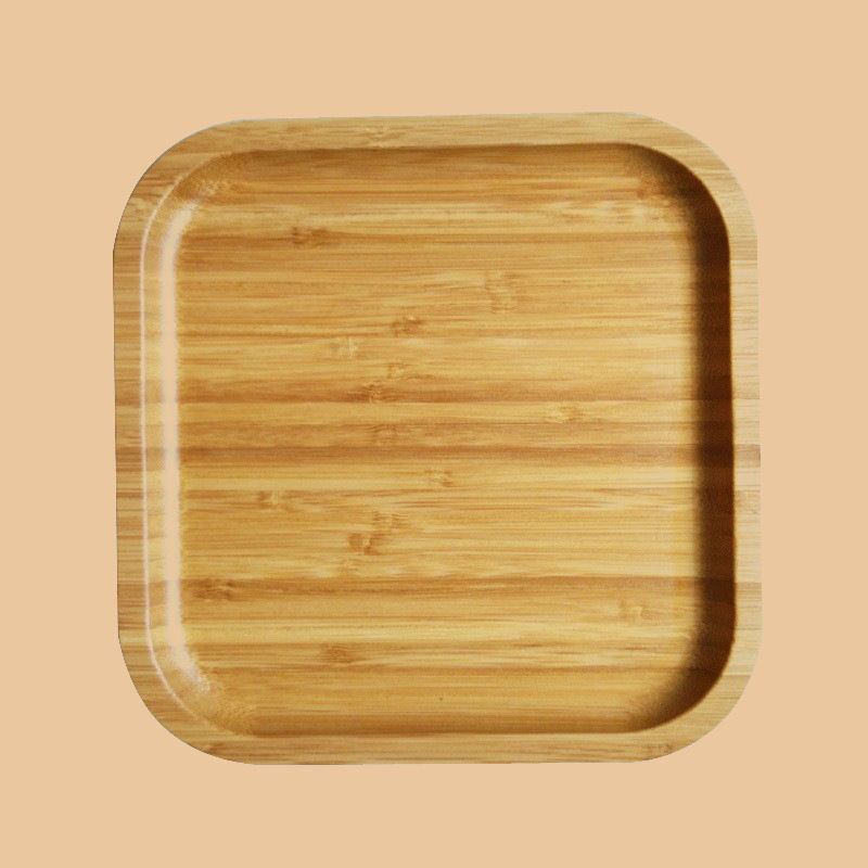 Bamboo and Wood Products Craft Gift Tray Bracket Japanese-Style Binaural Tray Bracket Crafts Support Graphic Customization