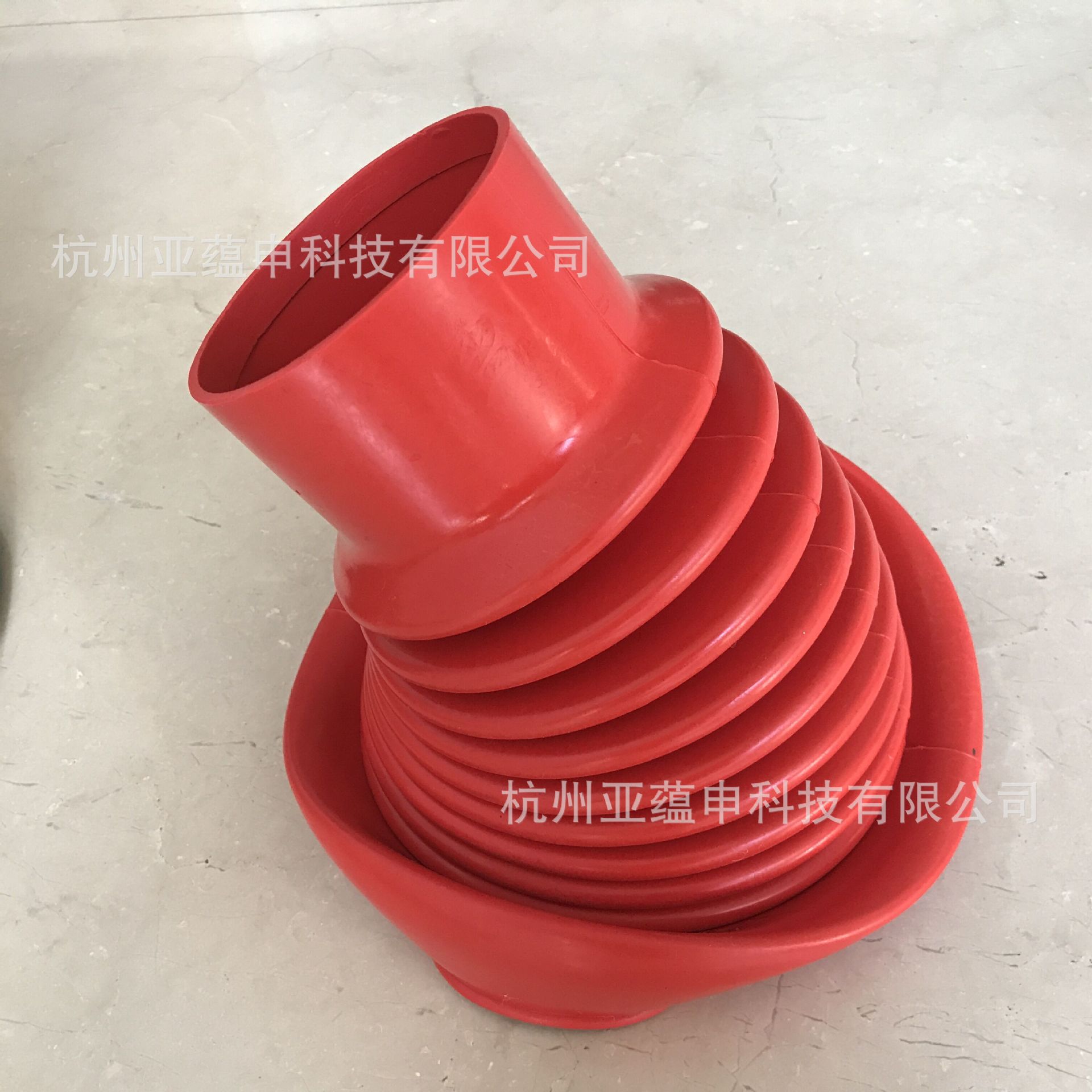 杭州橡塑厂生产机械伸缩套丝杠防护罩橡胶防尘套多种规格颜色