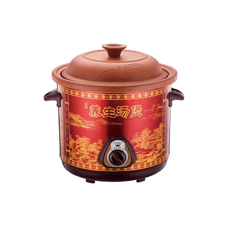 厂家批发家用多功能养生紫砂电炖锅 小家电炖砂锅 煲汤锅炖蛊批发