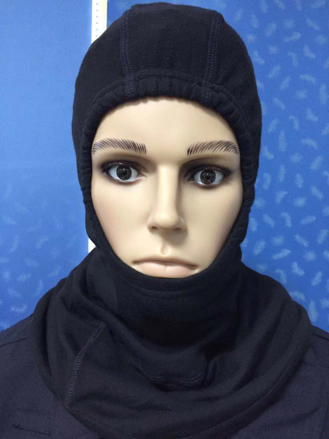 芳纶阻燃黏胶混纺耐高温阻燃头套