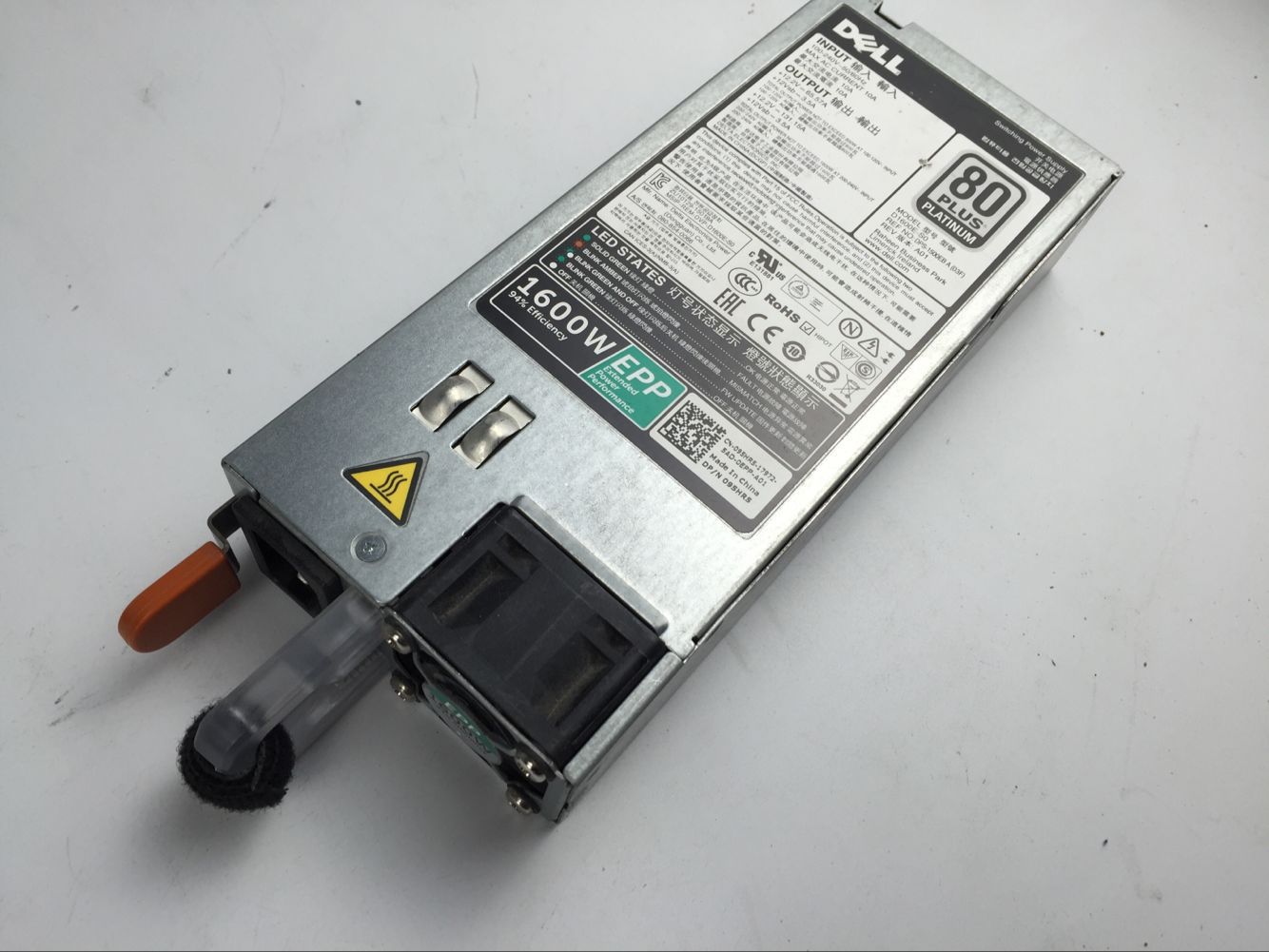 dell r630 r730 r730xd 服务器电源1600w 95hr5 095hr5 d1600e-s0