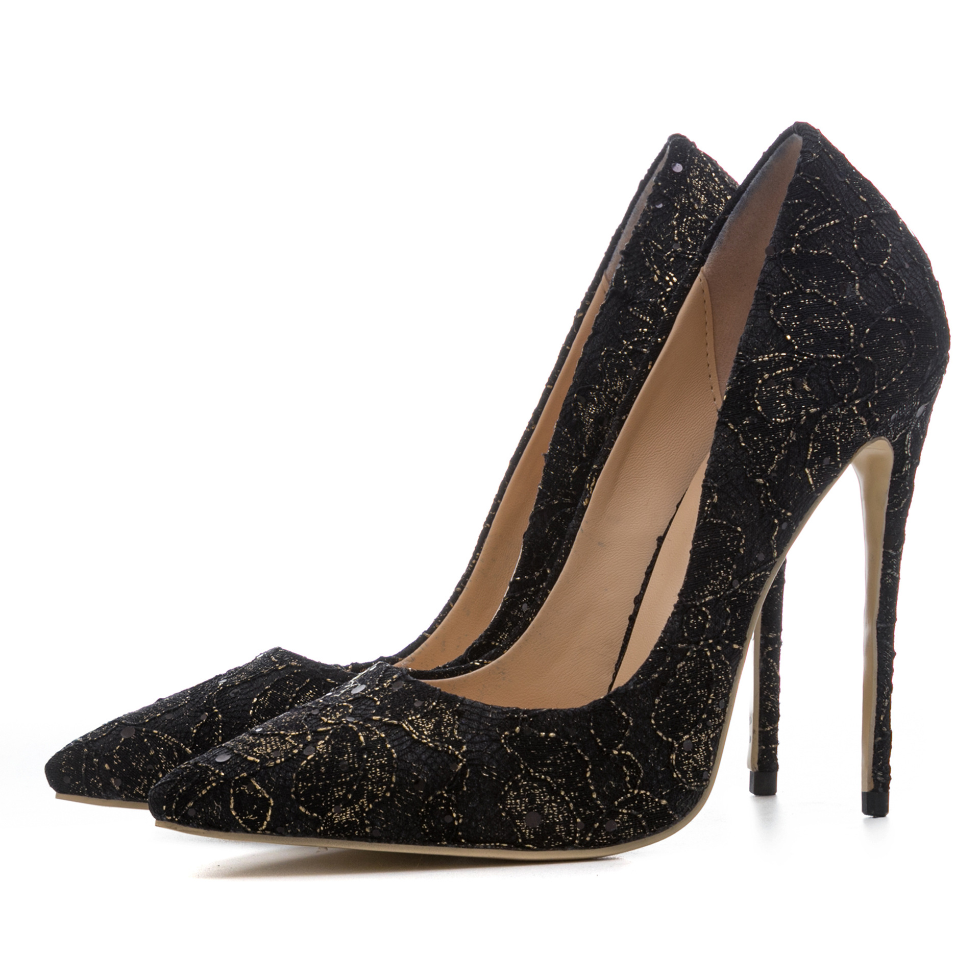 新款高跟鞋_2018细跟尖头高跟鞋性感外贸大码时尚女鞋一件代发代理 - 