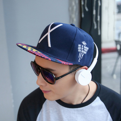 2019新款春季韩版帽百搭嘻哈帽平沿帽帽子男新款潮帽