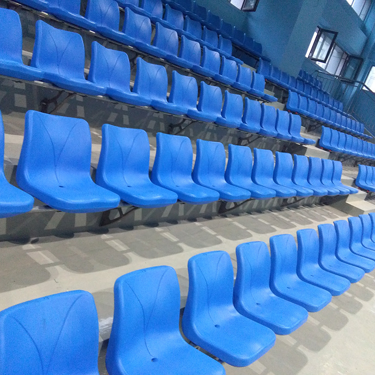 体育场馆座椅看台椅运动会座椅水泥台阶椅球场凳中空吹塑培训椅面
