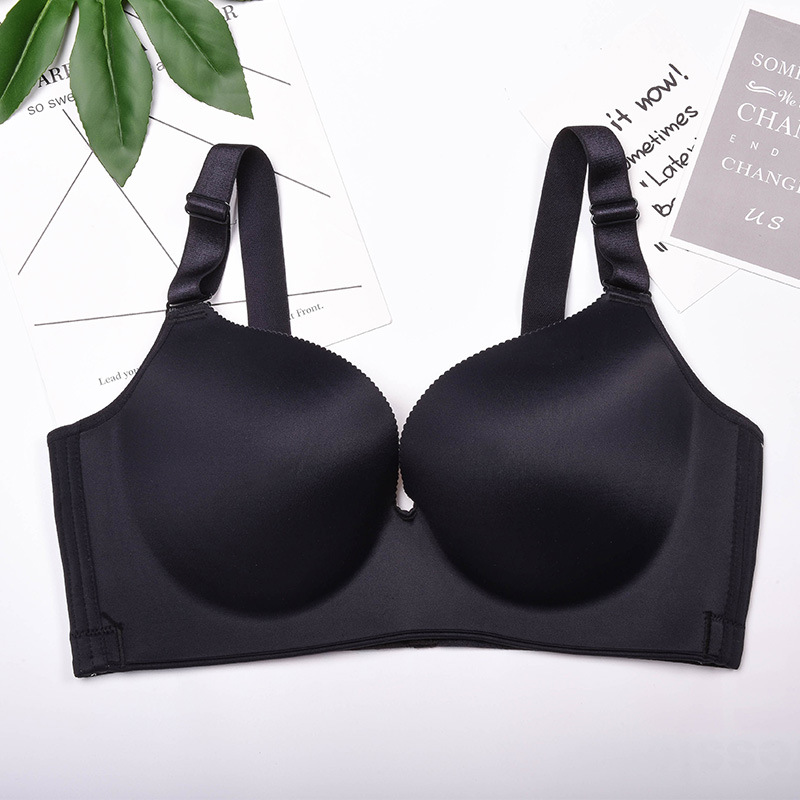 f罩杯文胸深杯大胸文胸200斤胖mm厂家直销一片式无痕一件代发内衣