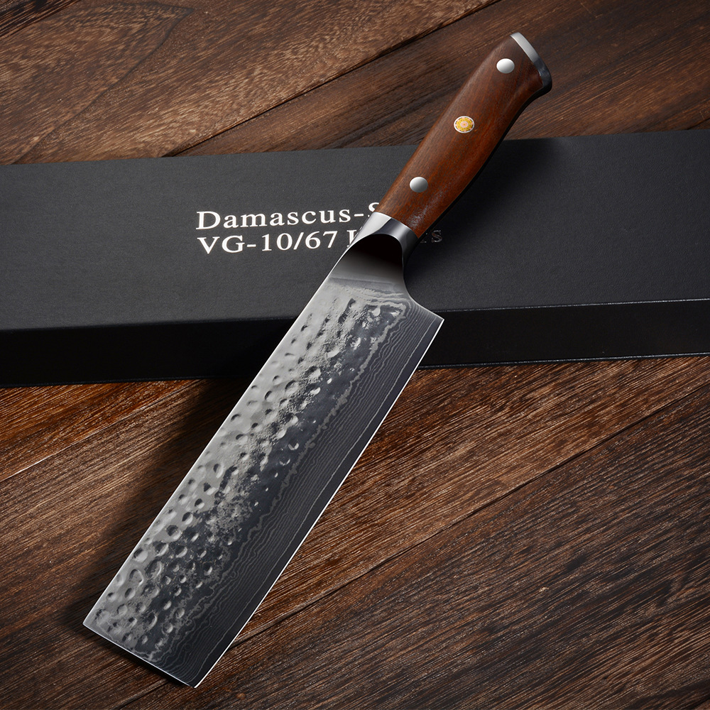 西式菜刀大马士革钢刀主厨刀刺身刀切片刀厨师刀料理刀