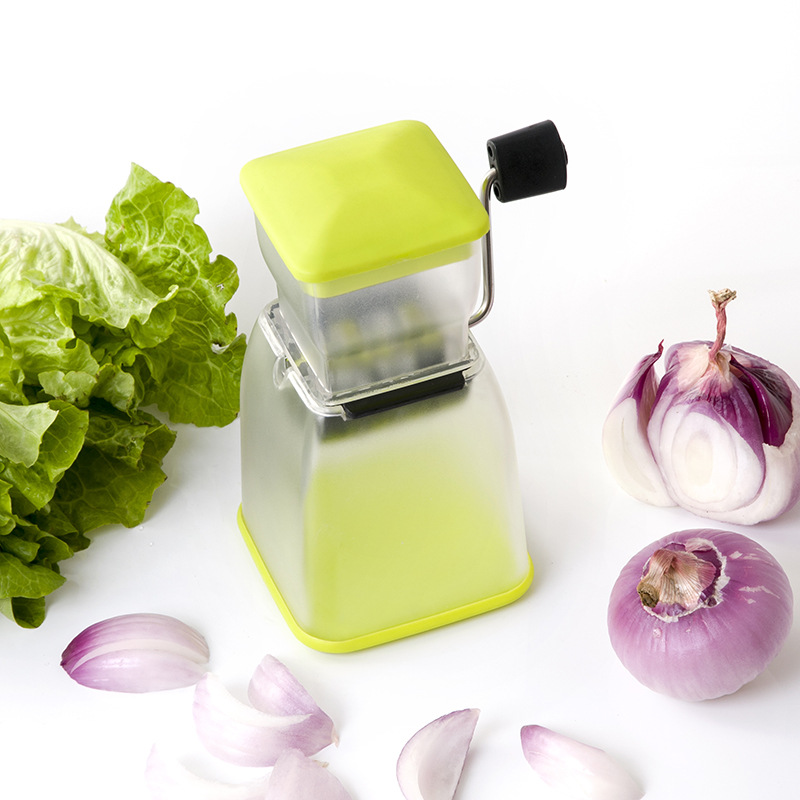 手摇切蒜器功能碎蓉器洋葱器厨房配件小工具碎菜器切菜器