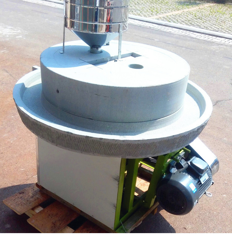 直供中小型石磨面粉机漯河兴达面粉机械厂新品圆罗石磨磨面机单机