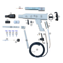 KCI手动静电喷枪配件枪头扁嘴喇叭口内粉管枪开关模块枪后盖