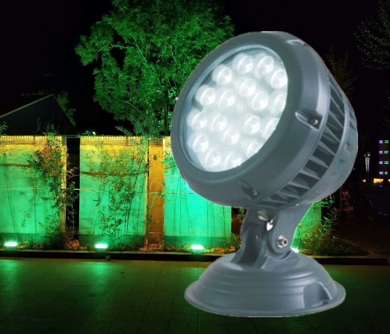 树亮化厂家led泛光灯投光灯户外防水投射灯室外照明聚光照树灯