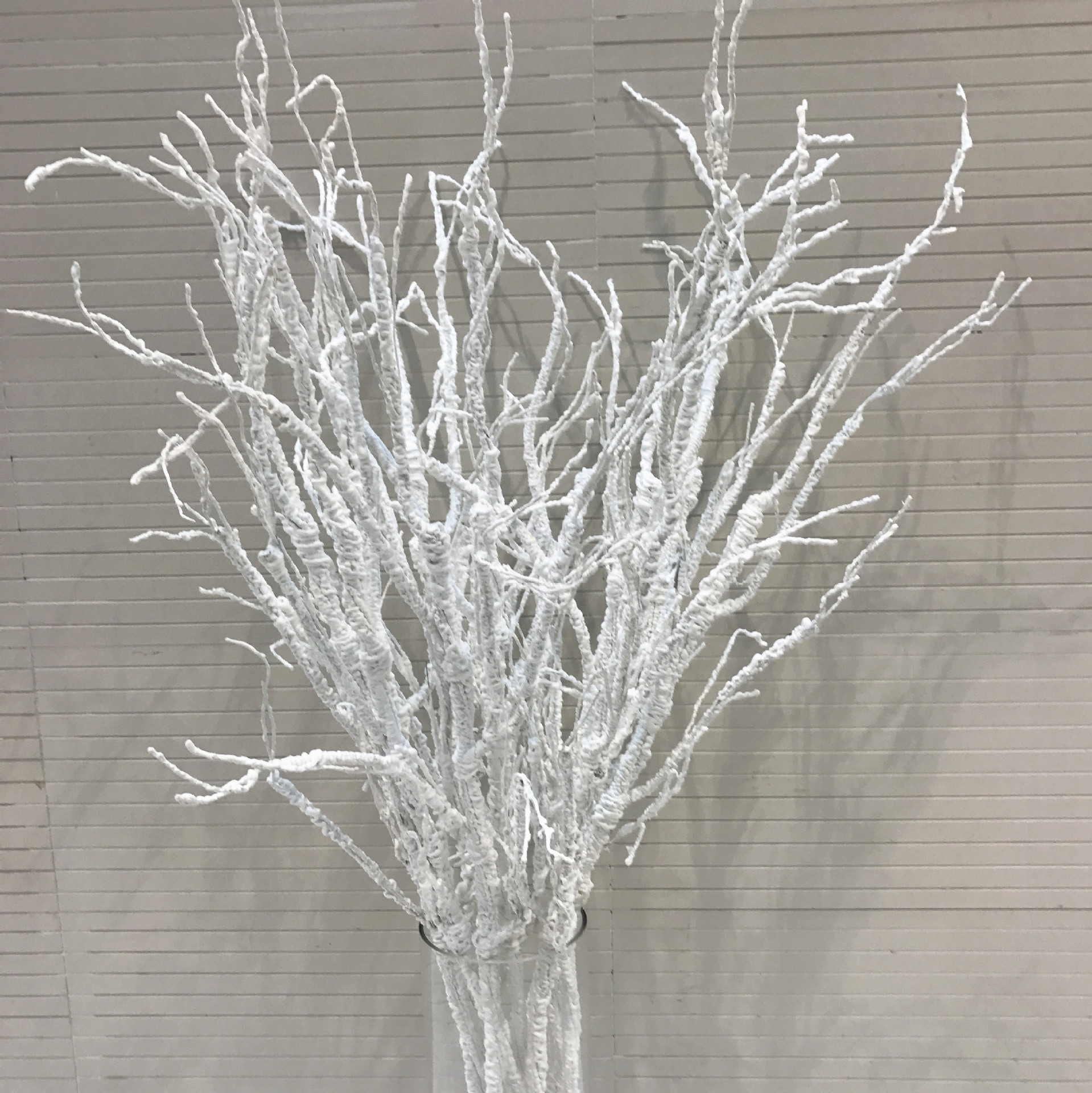 厂家批发10头枯枝 手工仿真花枯树枝插花 外贸花艺发泡支假花装饰