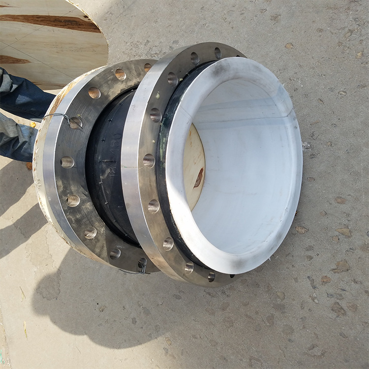 厂家生产耐酸碱耐高温内衬四氟橡胶软连接 避震喉橡胶软接头-阿里巴巴