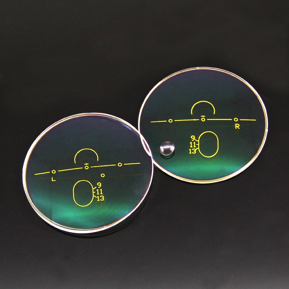 67内渐进防蓝光镜片 多焦点自由曲面变色镜片厂家