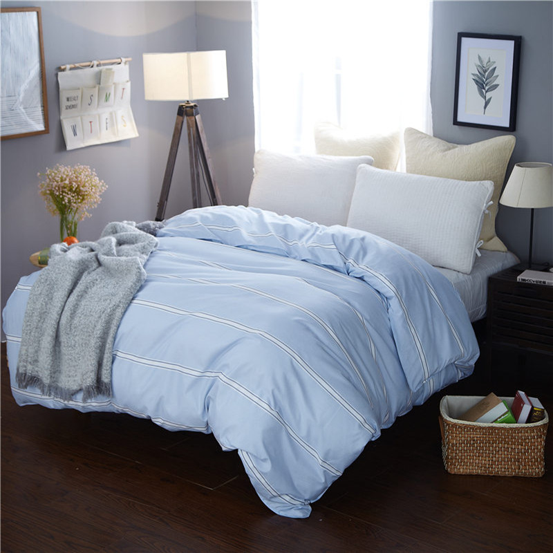 厂家直销芦荟棉被套批发加厚床上用品外贸被单家纺定制一件代发