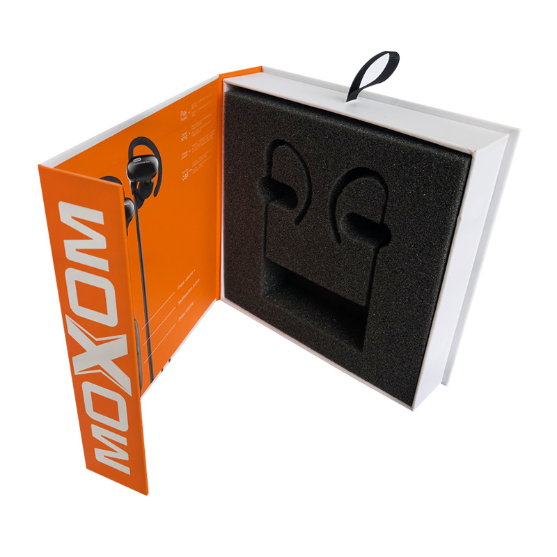 运动蓝牙耳机包装盒定做高档运动耳机盒批发蓝牙耳机收纳包彩盒