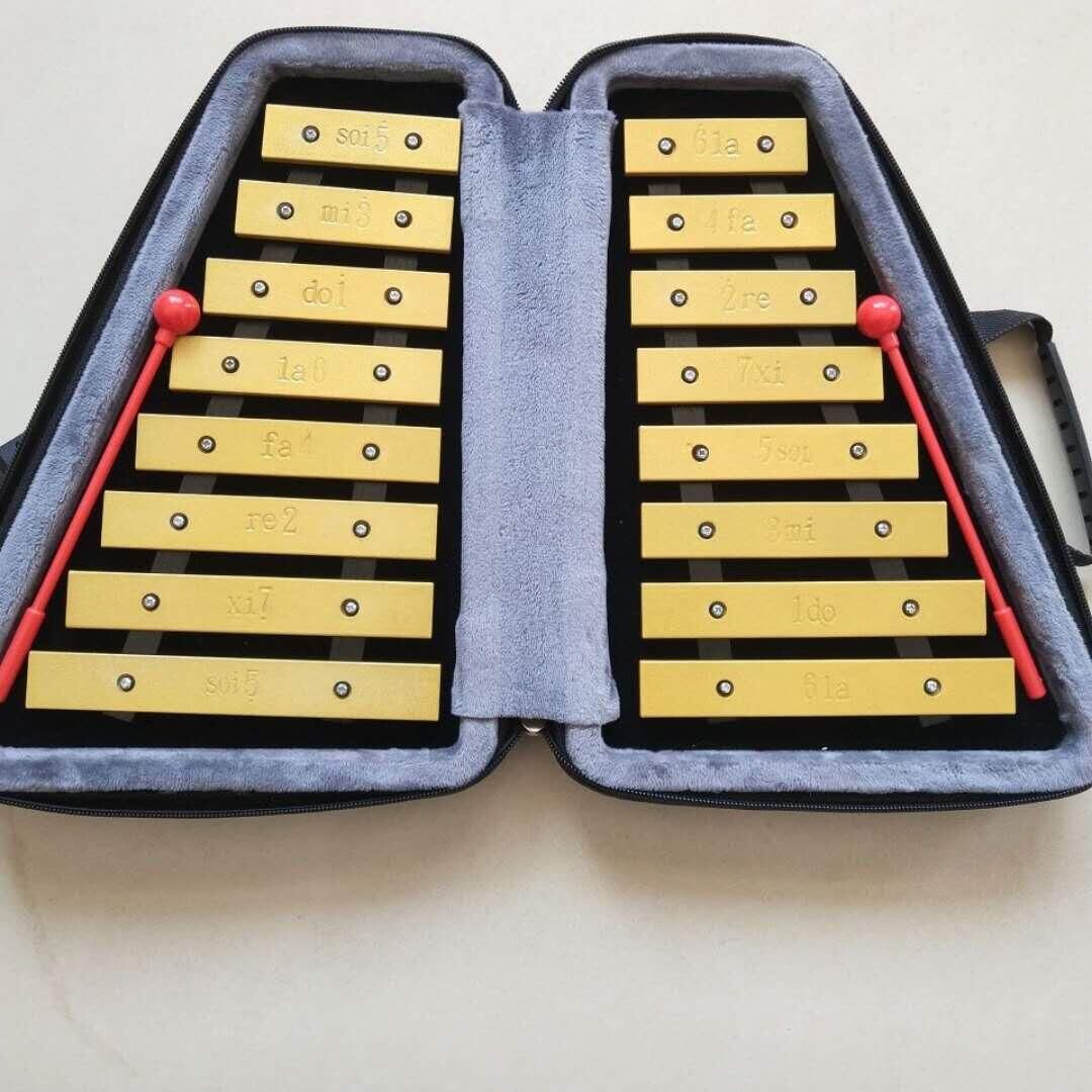 叮当小钟琴幼儿园儿童乐器双排16音铝板琴马林巴琴奥尔夫打击乐器