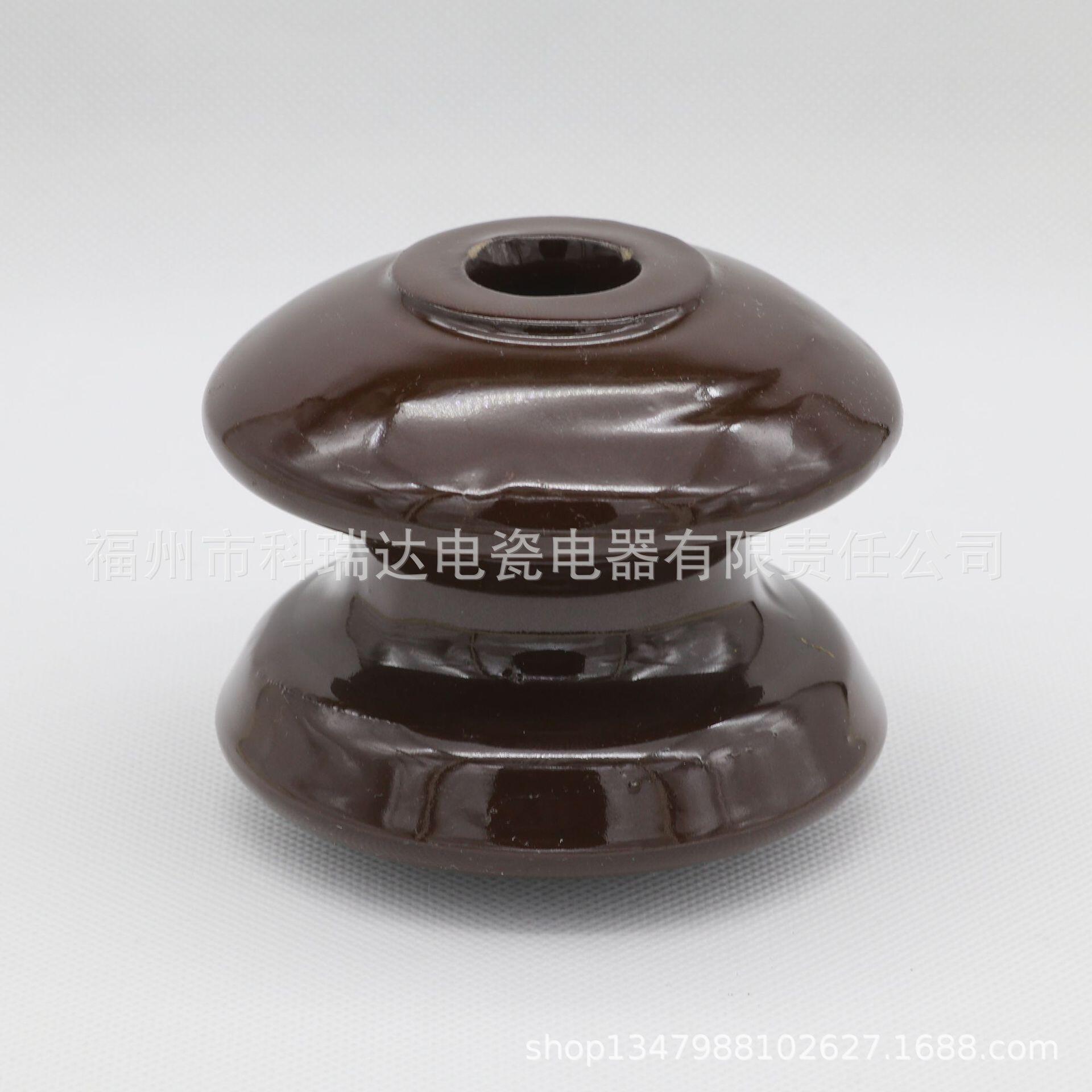 低压拉线瓷瓶ed-2蝶式陶瓷绝缘子 线轴式绝缘子 电杆用线路绝缘子