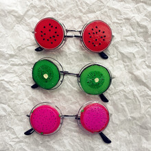 景区热卖创意DIY柠檬眼镜 婚纱摄影沙滩海景道具影楼拍照眼镜