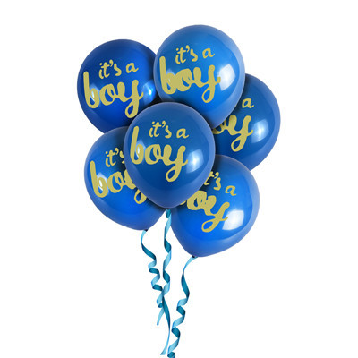 its a boy happy birthday balloon爱心气球生日表白