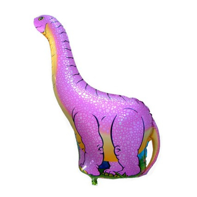 新款 绿色花斑恐龙造型气球 周岁宝宝男孩生日派对装饰尼龙膜气球