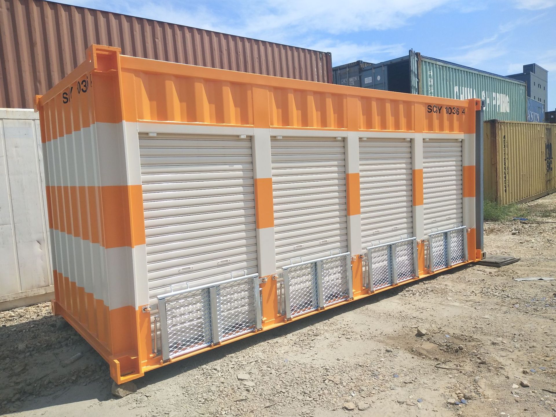 集装箱仓库储存货物集装箱