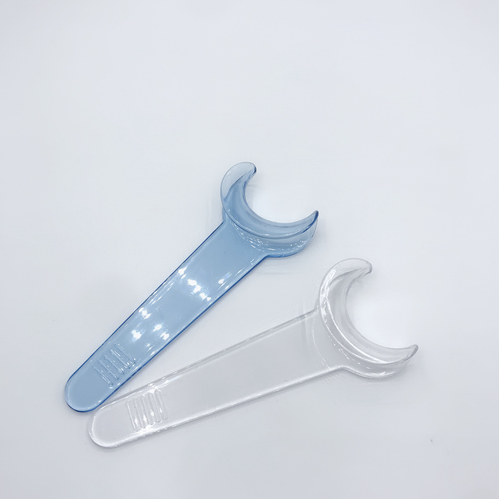 口角拉勾口腔嘴角钩牙科拉钩拍照透明颊侧方开口器唇推压唇板材料