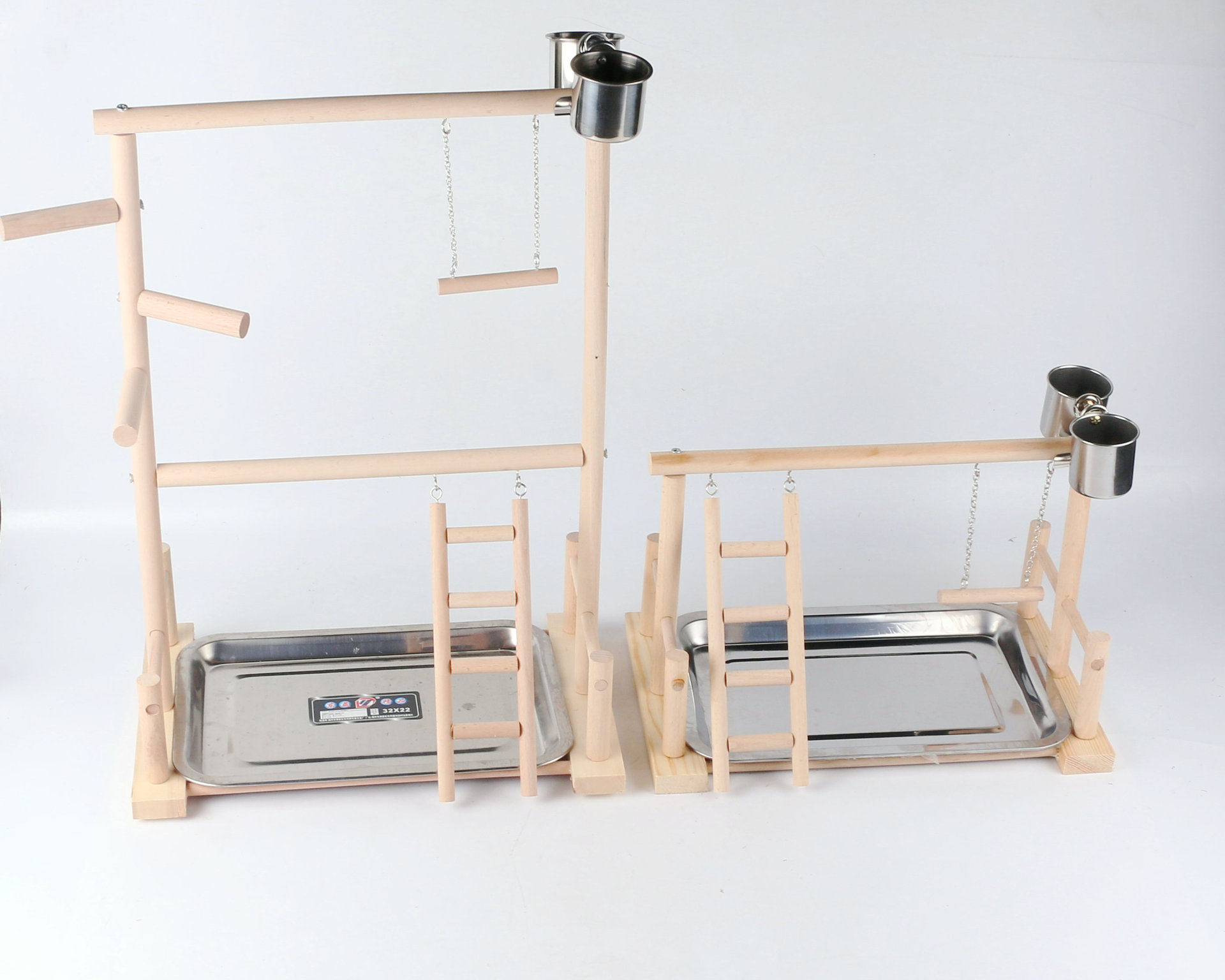 便携式鹦鹉桌面站架 训练鸟玩具用品 中小型鸟架子 鹦鹉站架