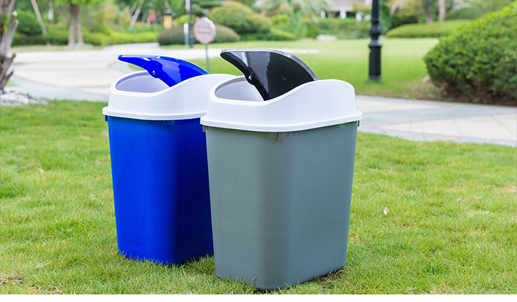 厂家直销办公室垃圾桶 户外塑料垃圾桶批发