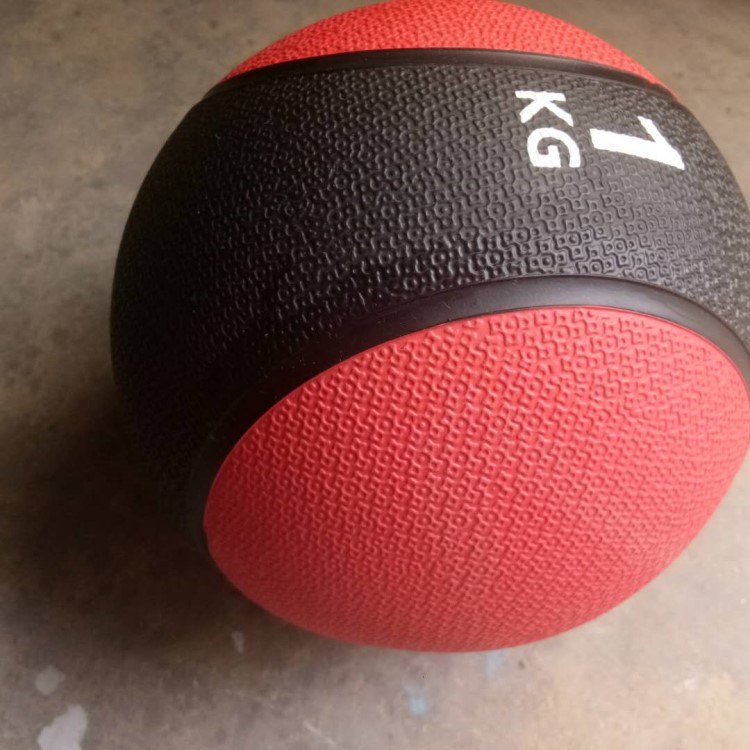 厂家热销橡胶药球 私教小工具康复训练橡胶球 健身球批发