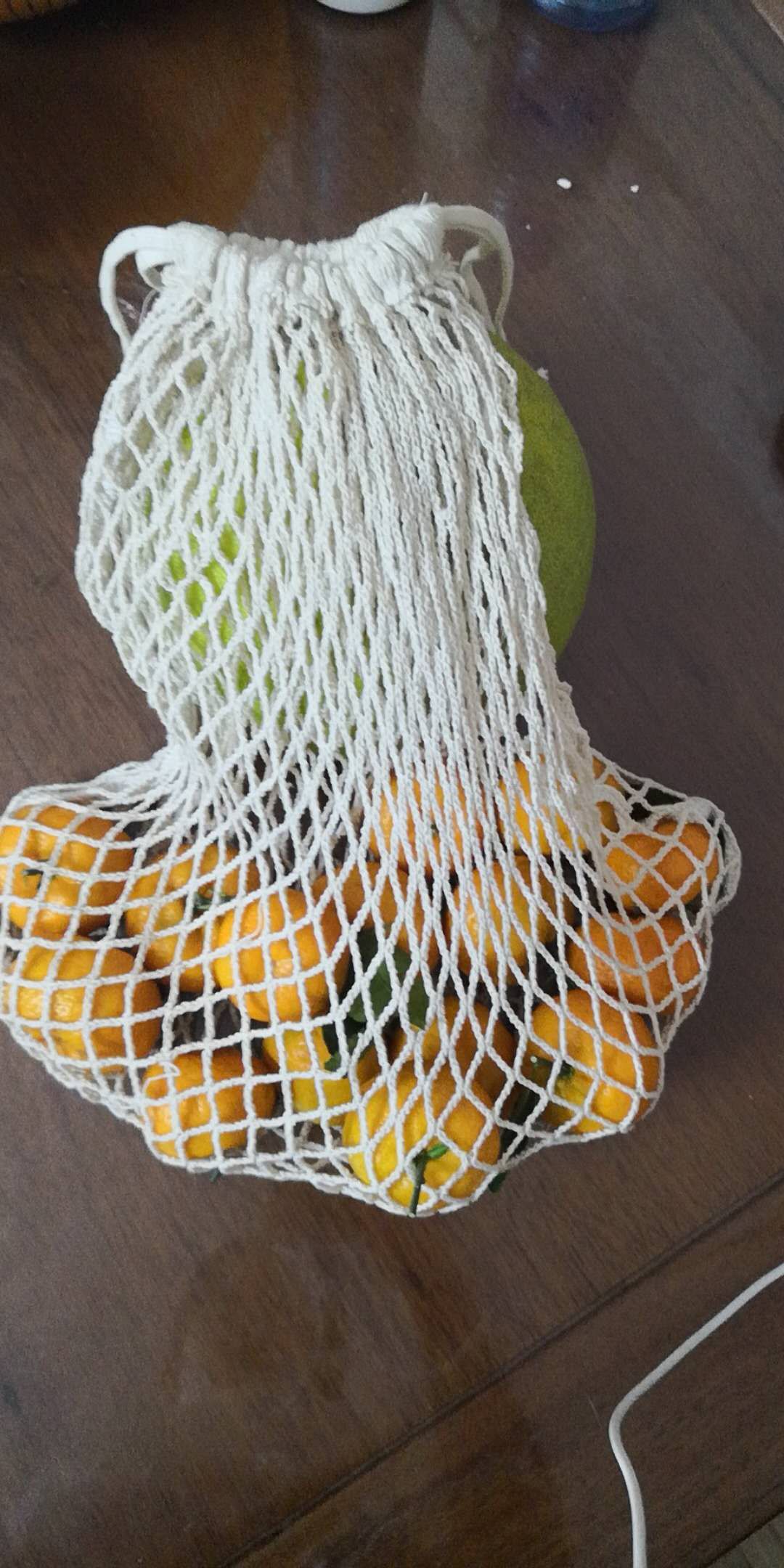 全棉束口网袋 水果网袋