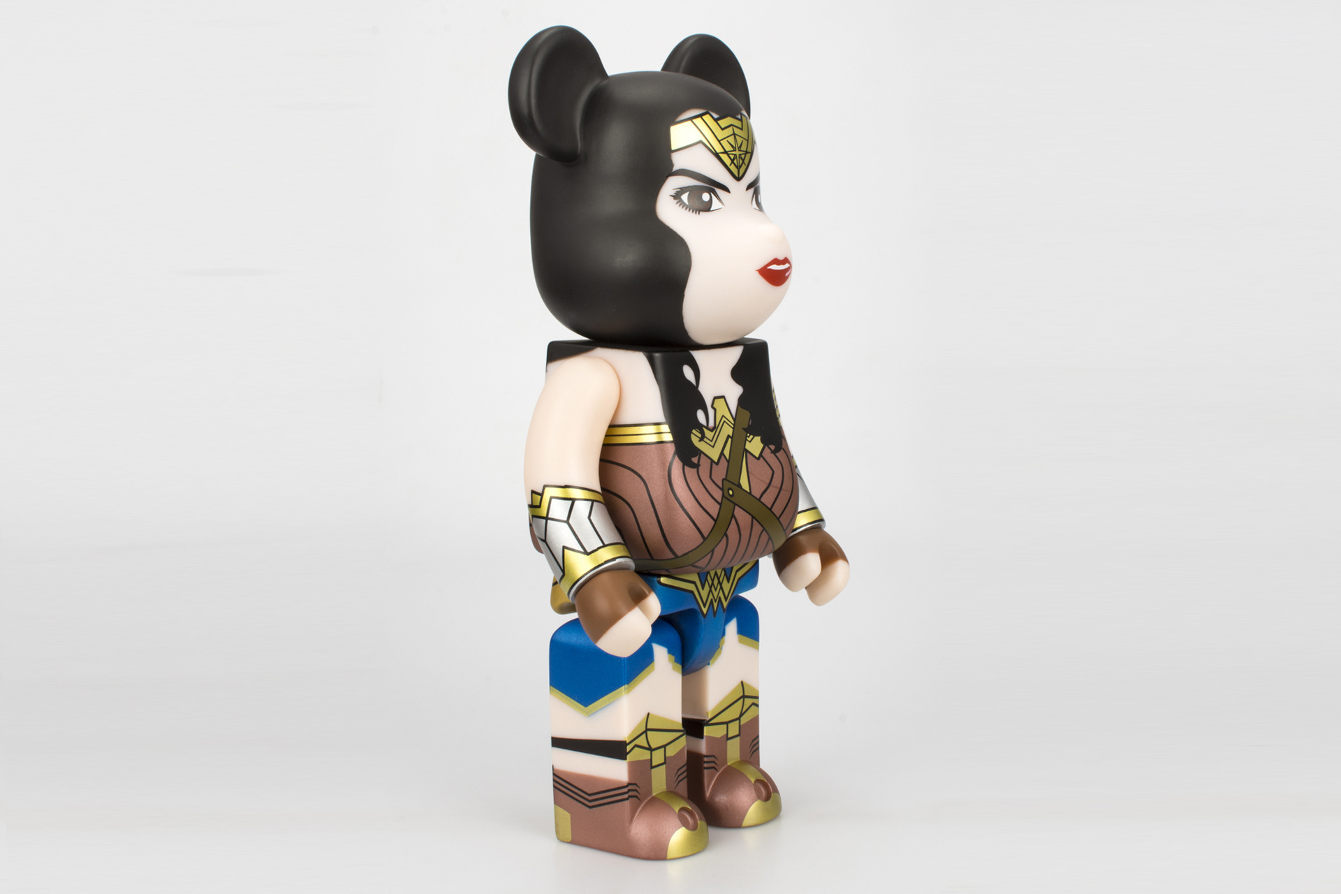 蒙奇奇兔子暴力熊be@rbrick400%积木熊植绒monchhichi手办模型